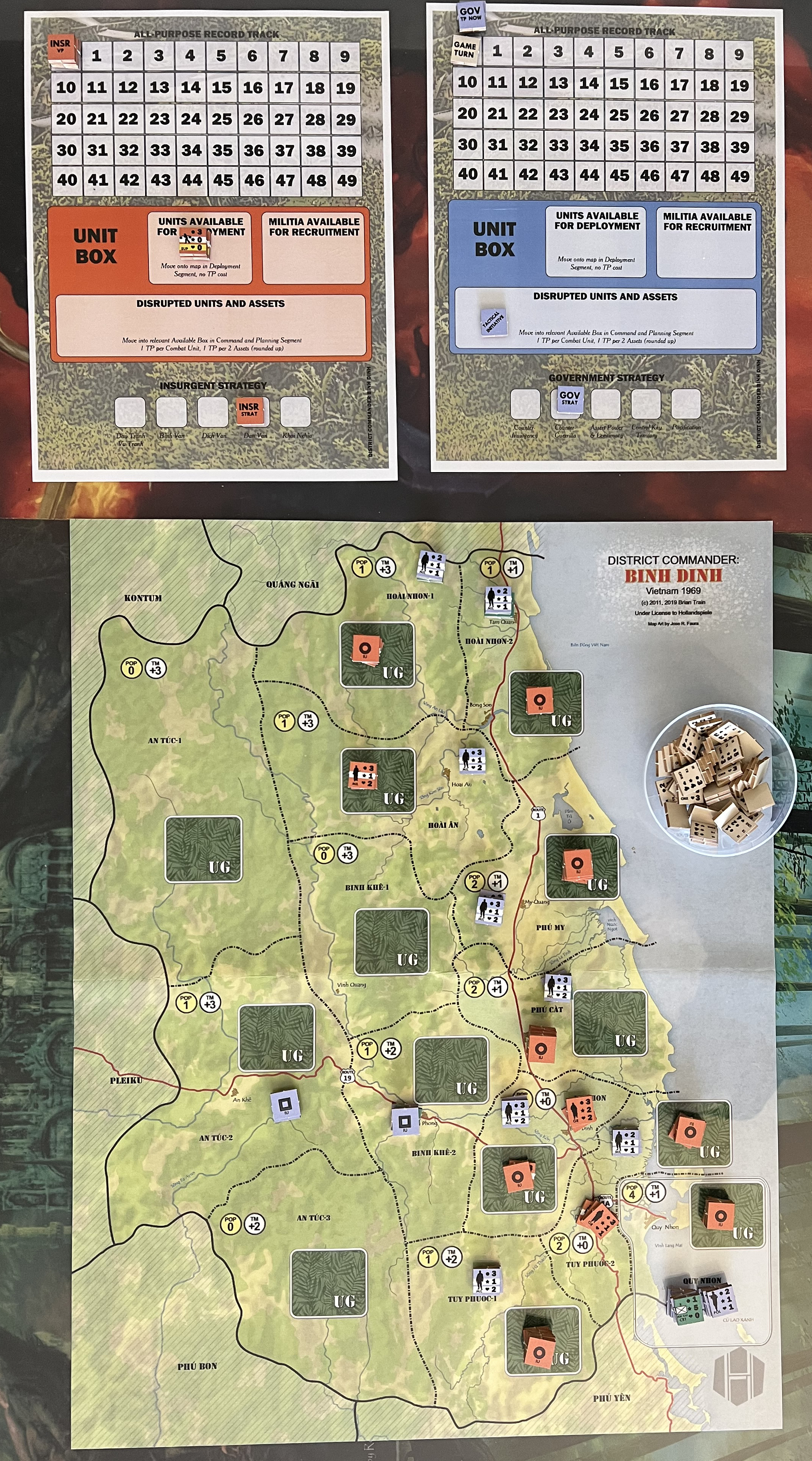 District Commander Binh Dinh setup