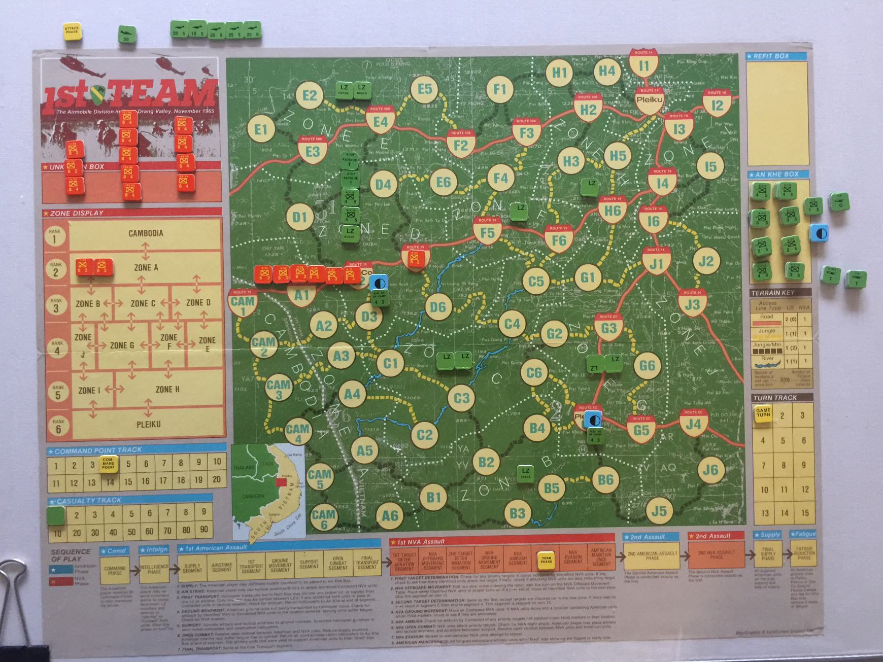 Overall map Turn 1