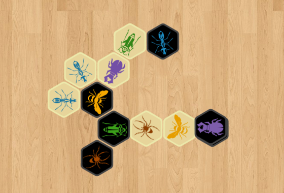 Hive Game 44 early situation