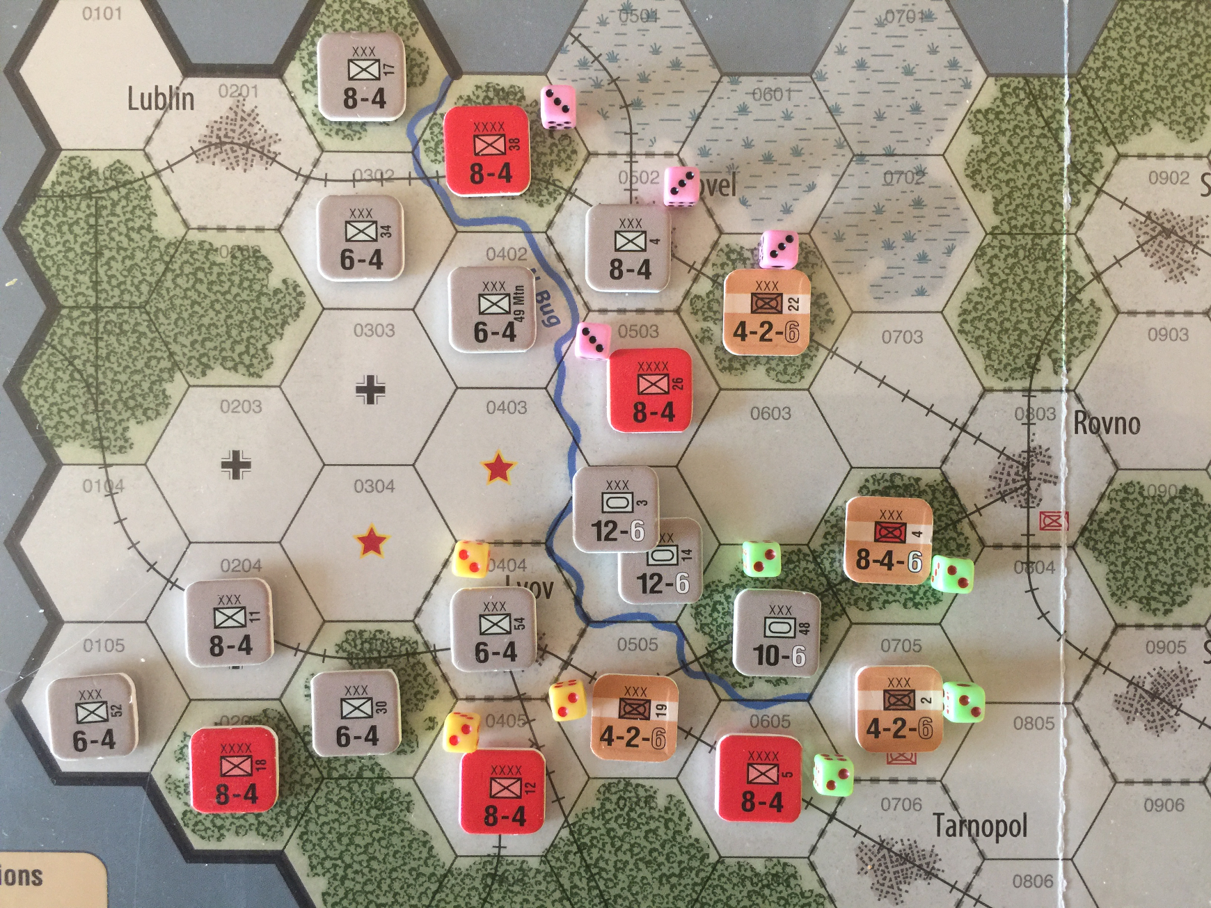 End of Russian Special Movement Turn 1