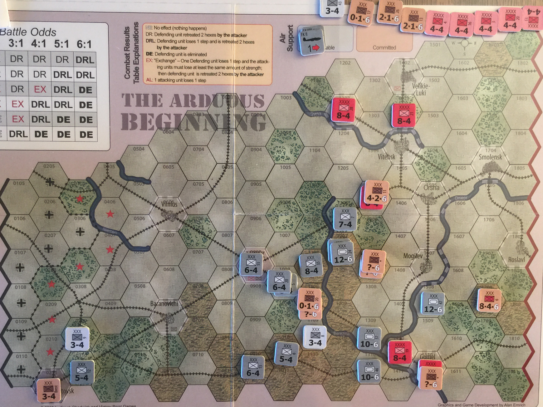 The Arduous Beginning Game 1 Turn
3