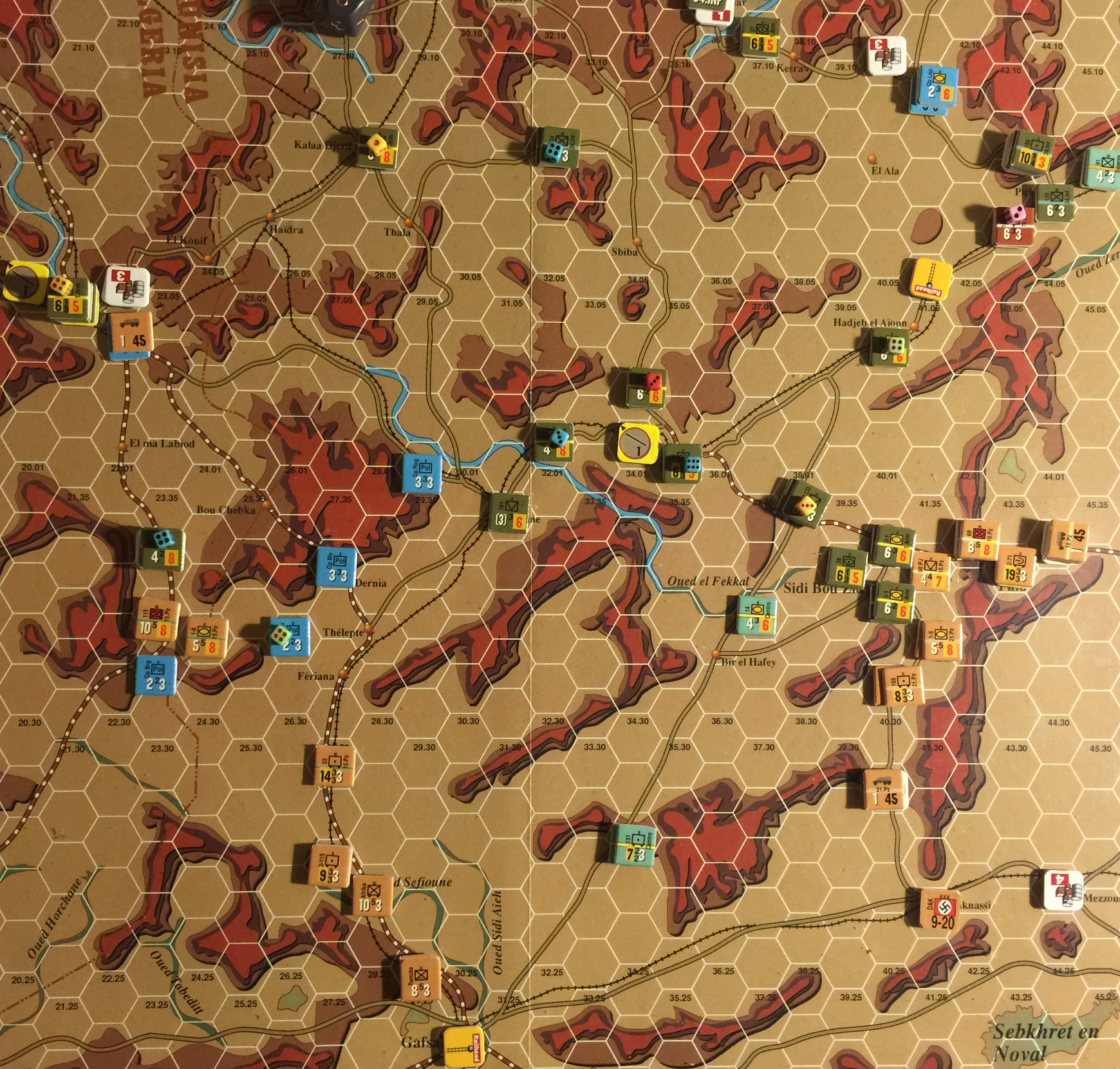 End of Turn 1 Allied movement